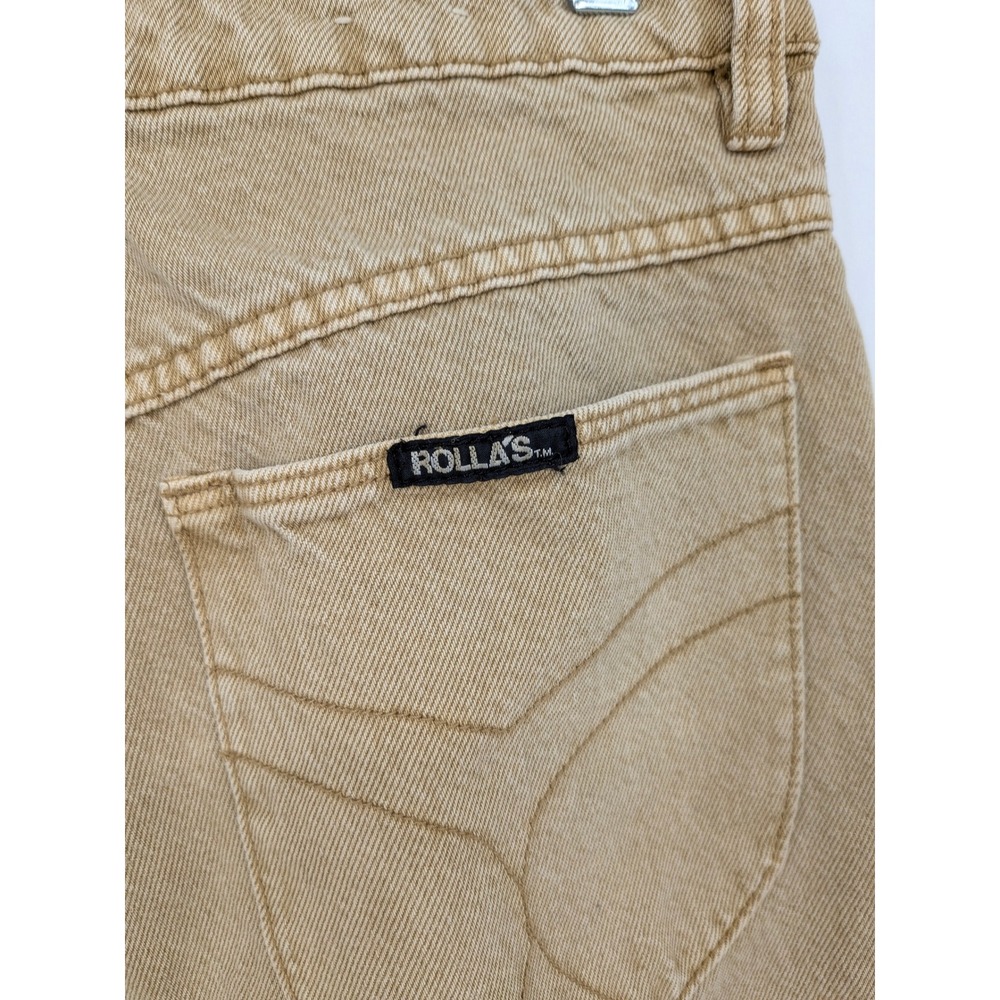 Rollas Dusters Jeans Women 29 Tan High Rise Slim Denim Ankle Earthy Casual Boho - Picture 3 of 9